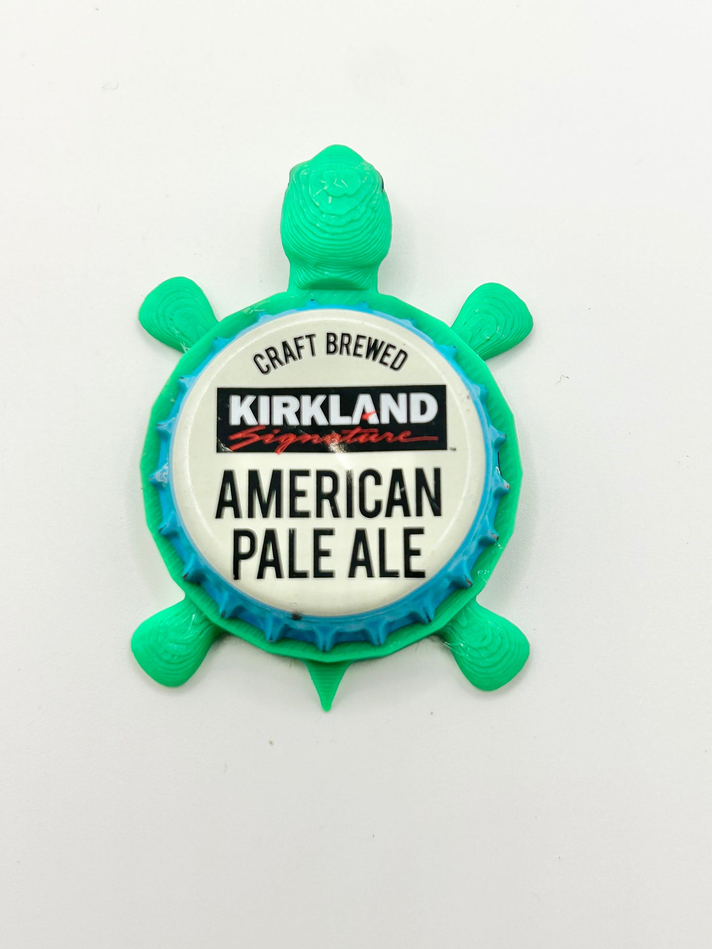 Kirkland American Pale Ale - Bottle Cap Magnet Turtle