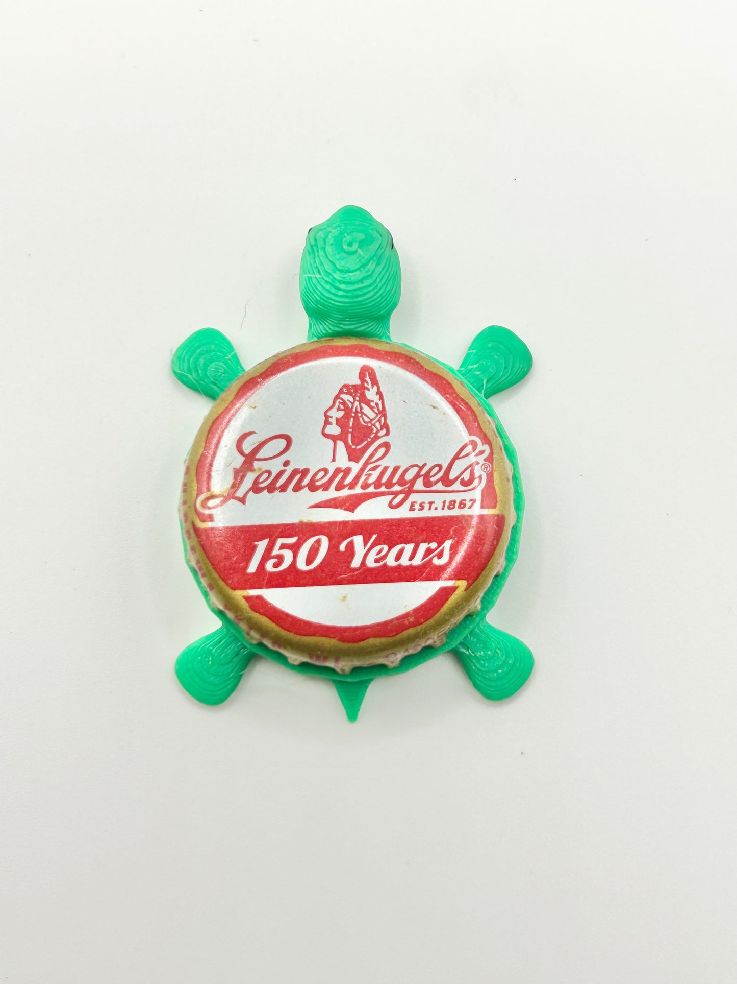 Leinenkugel's 150 Years - Bottle Cap Magnet Turtle