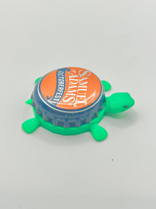 Sam Adams Octoberfest - Bottle Cap Magnet Turtle