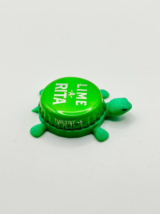 Lime A Rita - Bottle Cap Magnet Turtle
