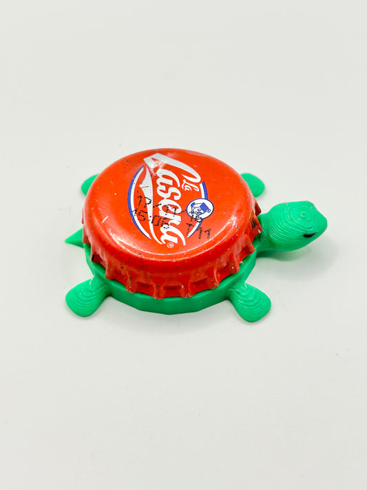 Casera Soda (Red) - Bottle Cap Magnet Turtle