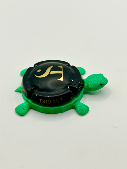 Tribaut Schloesser Champagne - Bottle Cap Magnet Turtle