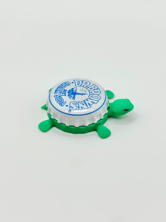 Dr Brown’s Diet Cream Soda - Bottle Cap Magnet Turtle
