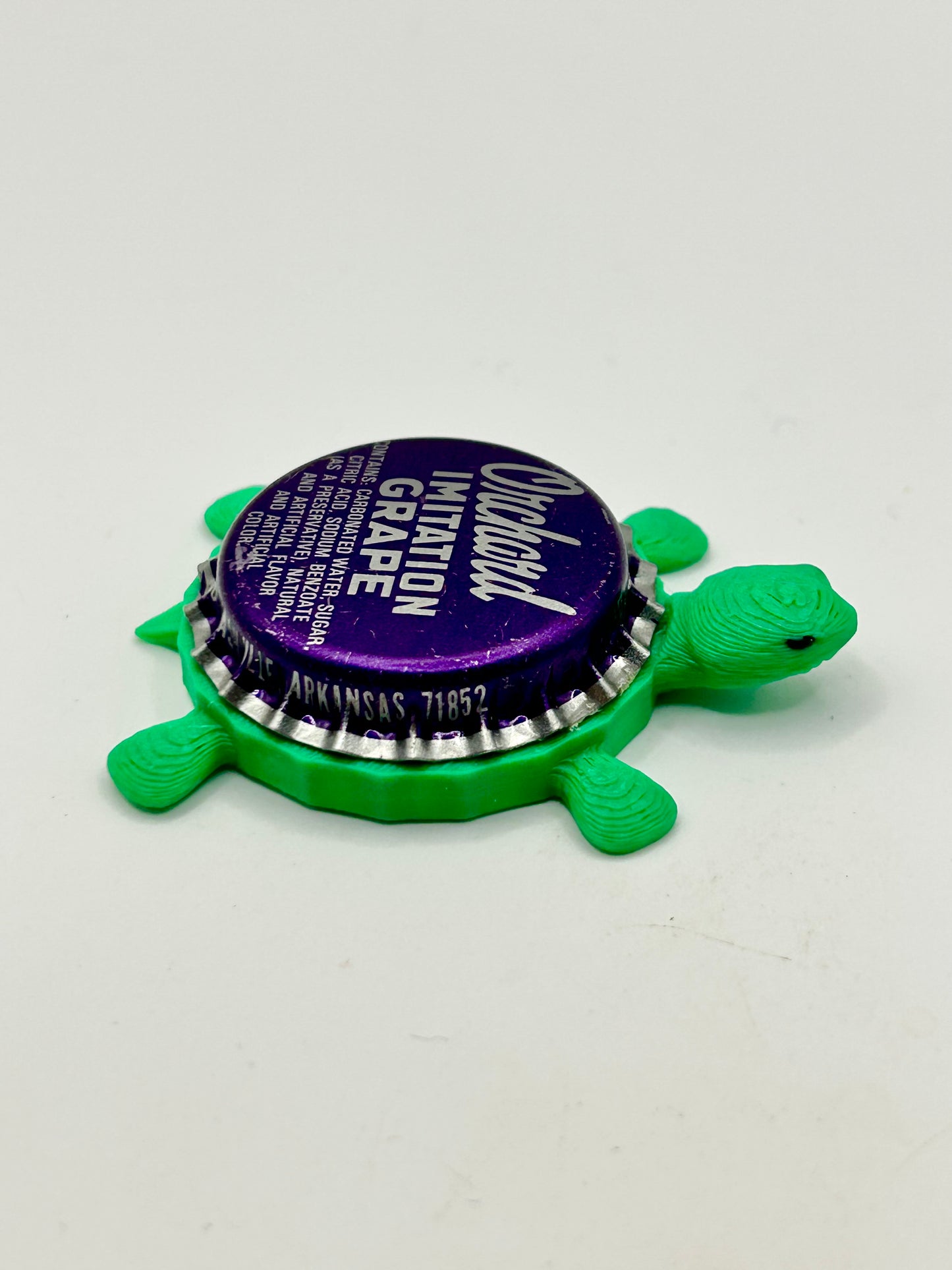 Orchard Grape Soda - Bottle Cap Magnet Turtle