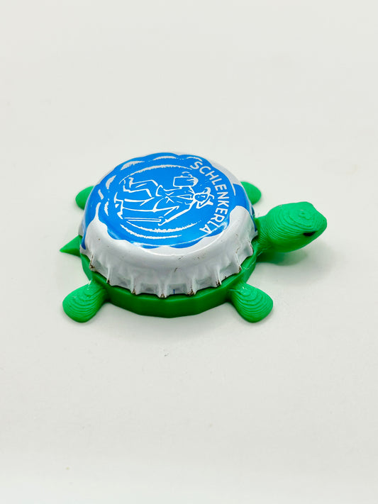 Schlenkerla Beer (Blue) - Bottle Cap Magnet Turtle
