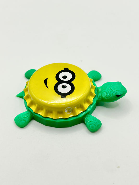Minion Smirking - Bottle Cap Magnet Turtle