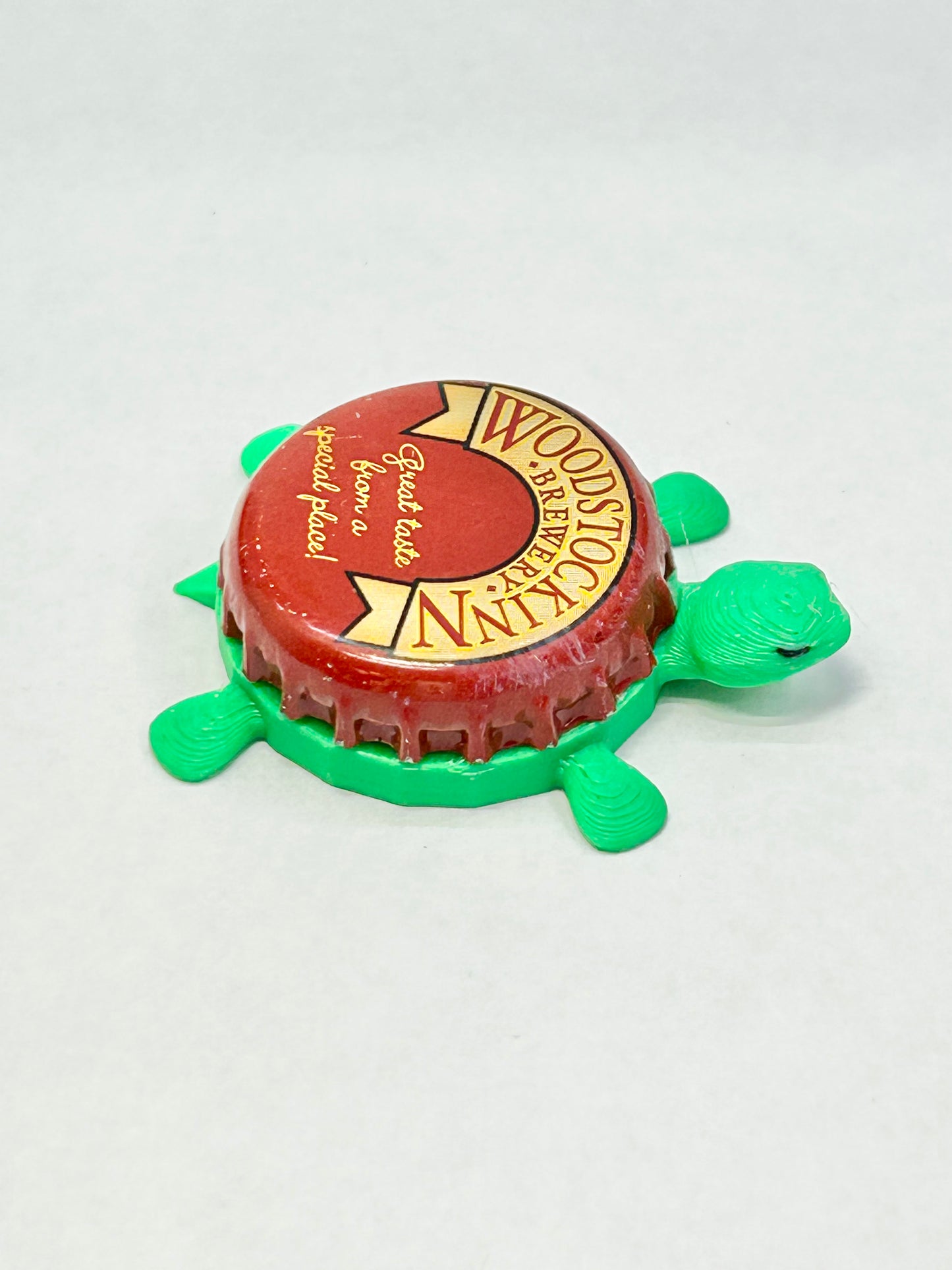 Woodstock Inn Brewery - Bottle Cap Magnet Turtle
