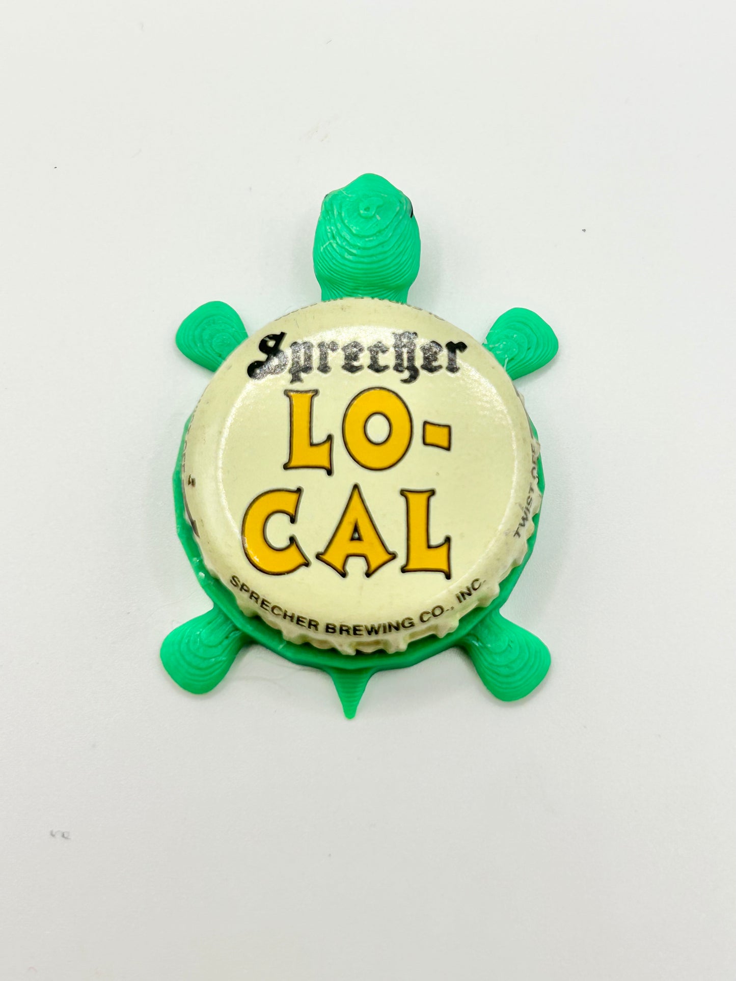 Sprecher Lo-Cal - Bottle Cap Magnet Turtle