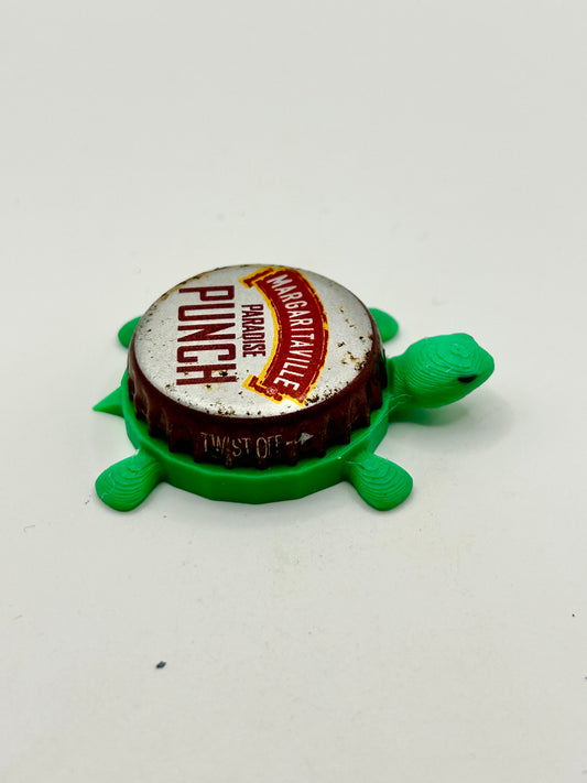 Margaritaville Paradise Punch - Bottle Cap Magnet Turtle