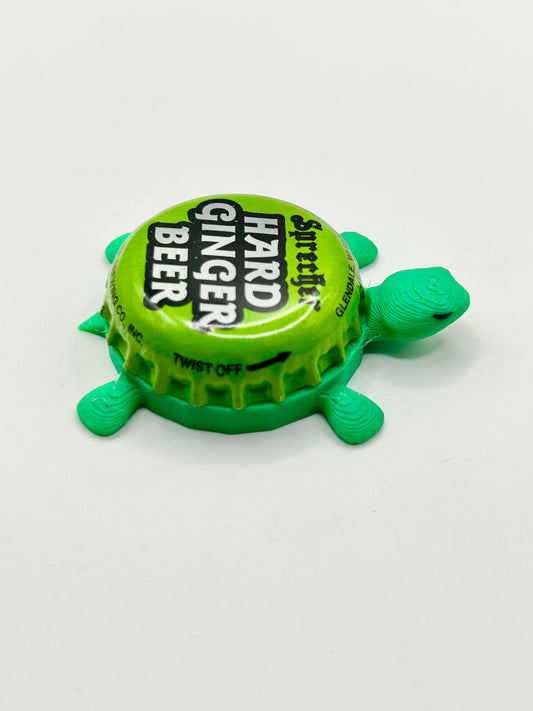 Sprecher Hard Ginger Beer - Bottle Cap Magnet Turtle