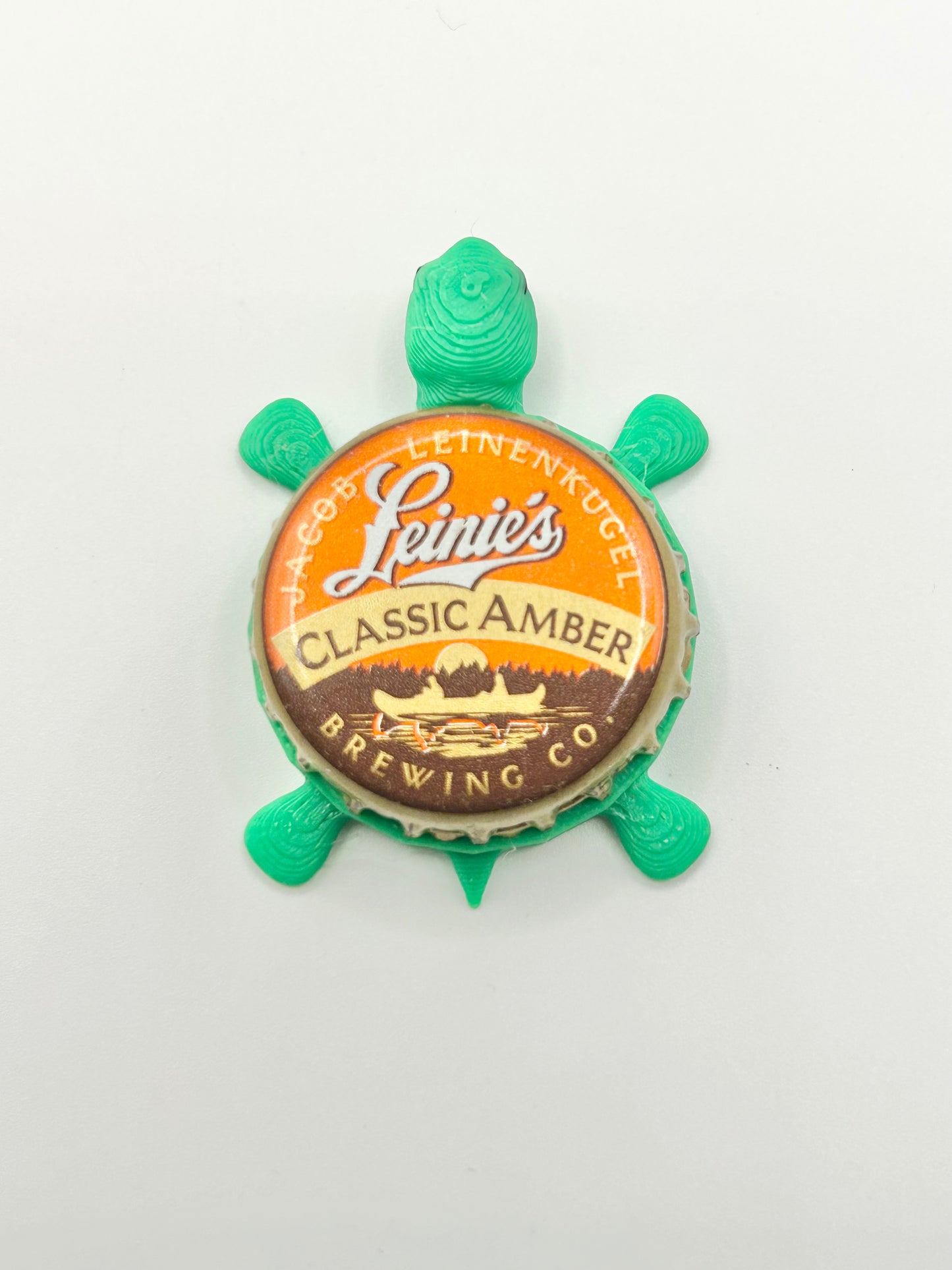 Leinenkugel's Classic Amber - Bottle Cap Magnet Turtle