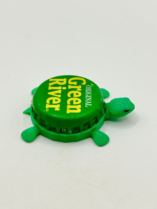 Green River Soda - Bottle Cap Magnet Turtle