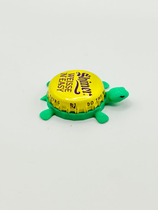 Shiner Weisse ‘N’ Easy - Bottle Cap Magnet Turtle