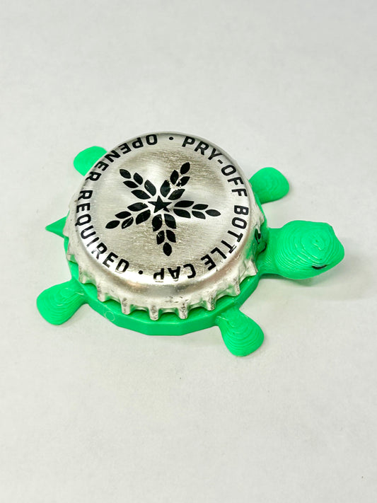 Fulton Brewing Co - Bottle Cap Magnet Turtle