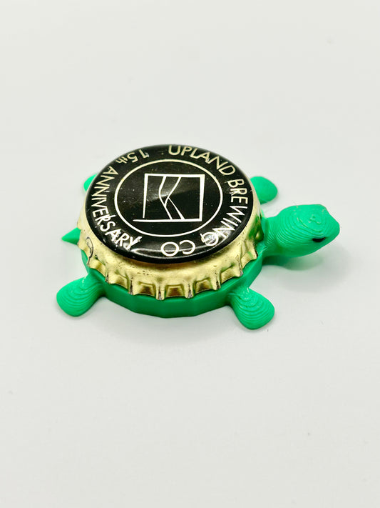 Upland Brewing Co. (Vintage) - Bottle Cap Magnet Turtle