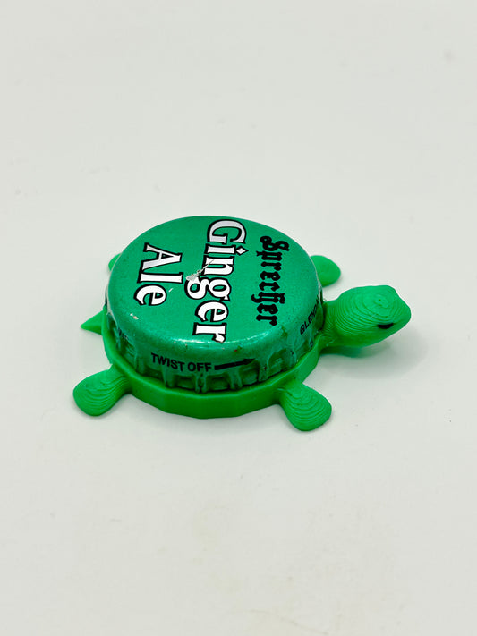 Sprecher Ginger Ale - Bottle Cap Magnet Turtle