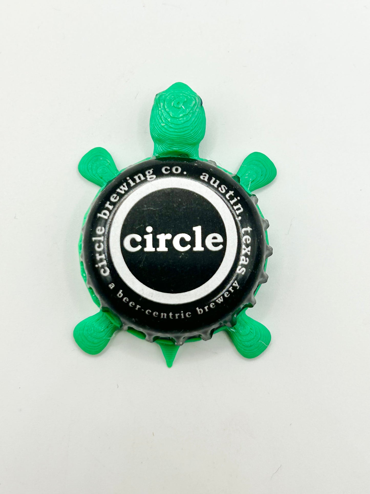 Circle Brewing - Bottle Cap Magnet Turtle