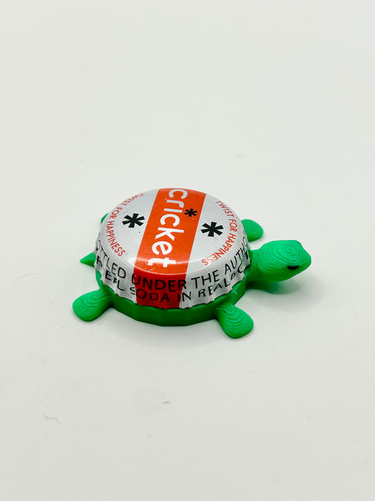 Cricket Cola - Bottle Cap Magnet Turtle