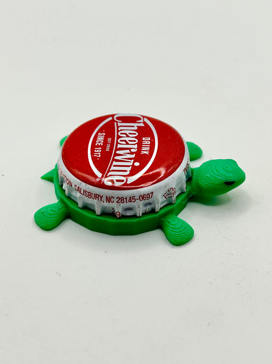 Cheerwine - Bottle Cap Magnet Turtle