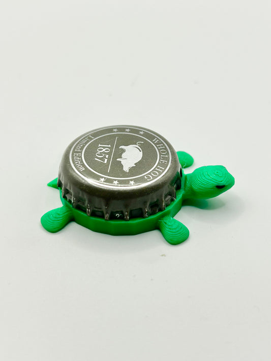Whole Hog Brewing (Limited Edition) - Bottle Cap Magnet Turtle