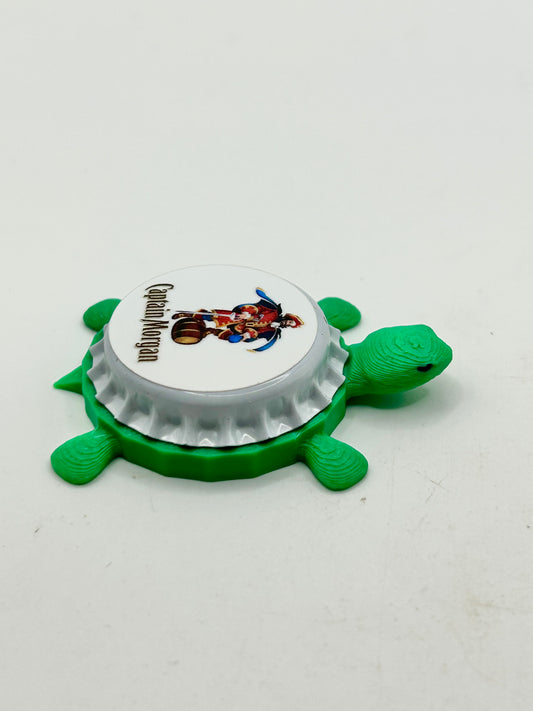 Captain Morgan - Bottle Cap Magnet Turtle