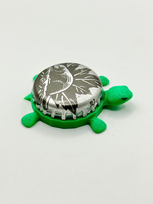 Woodchuck (Beaver) - Bottle Cap Magnet Turtle