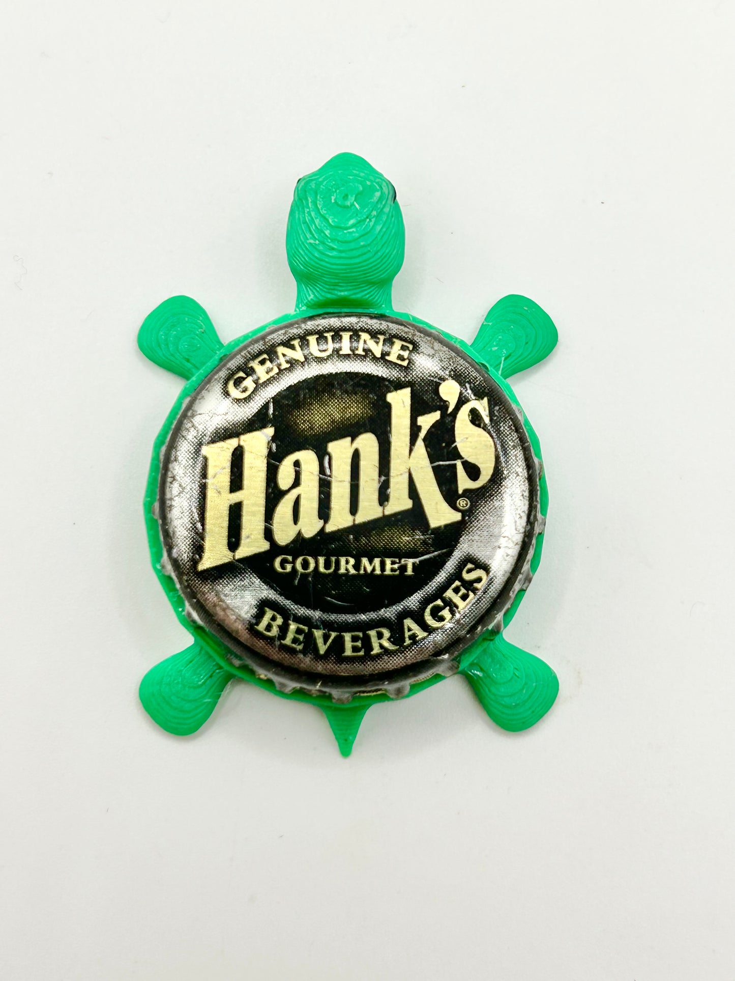 Hank’s Gourmet Beverages - Bottle Cap Magnet Turtle