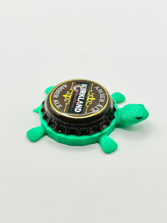 Kirkland Amber Ale - Bottle Cap Magnet Turtle