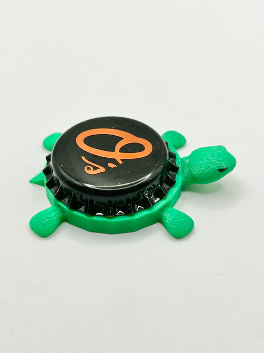 Baltimore Orioles - Bottle Cap Magnet Turtle