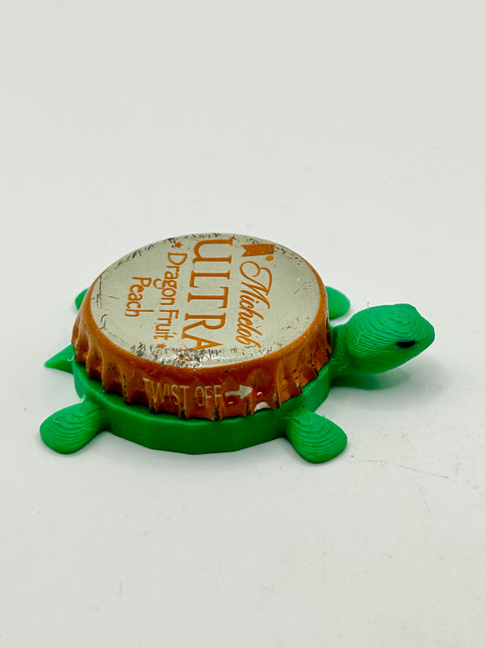 Michelob Ultra Dragon Fruit Peach - Bottle Cap Magnet Turtle
