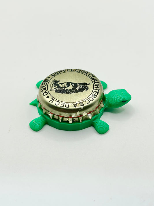 Cerveceria Cuauhtemoc - Bottle Cap Magnet Turtle