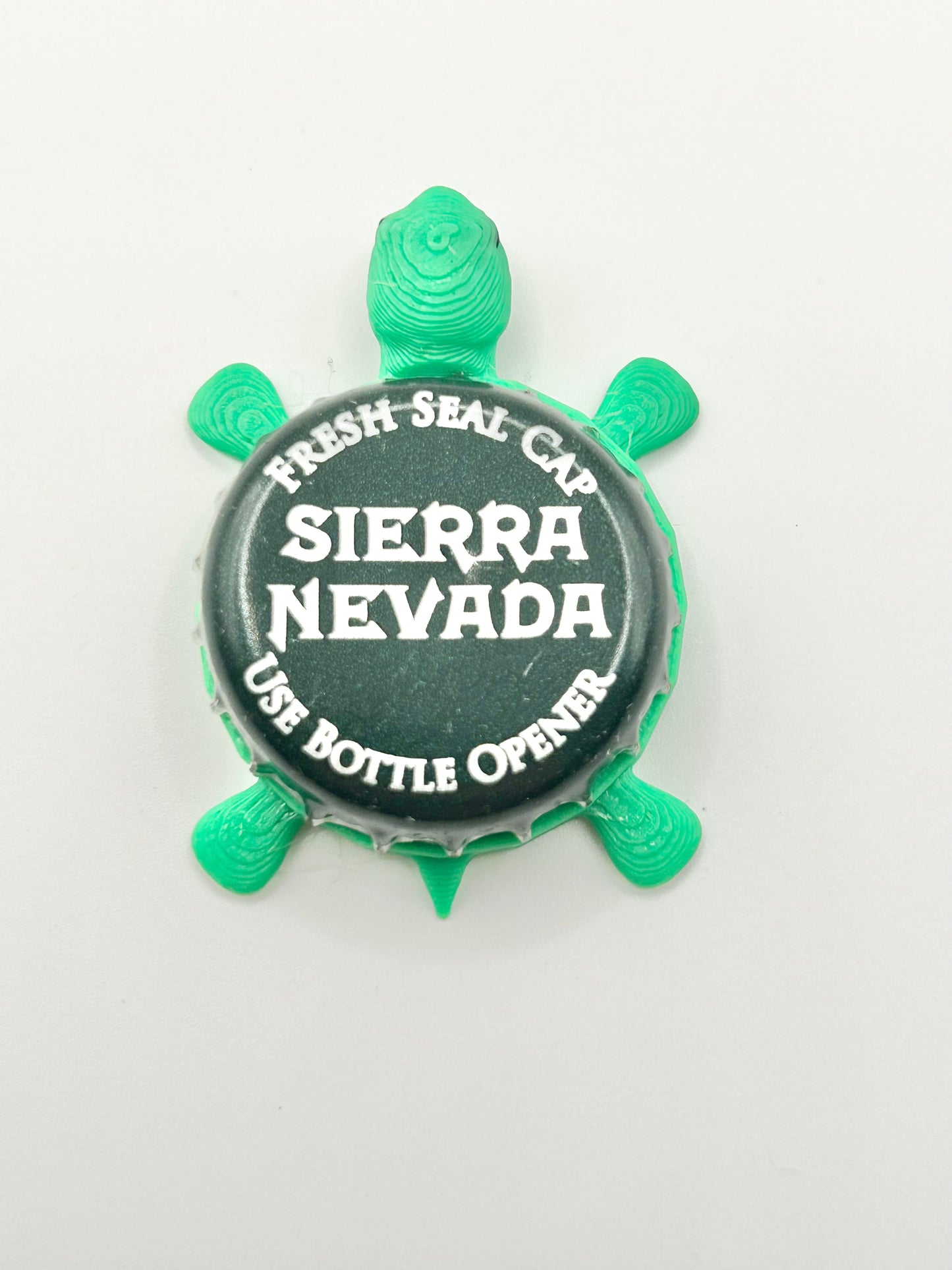 Sierra Nevada (Dark Green)- Bottle Cap Magnet Turtle