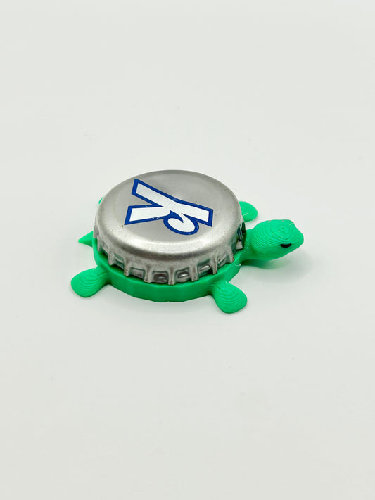 Kokanee Beer (Silver) - Bottle Cap Magnet Turtle