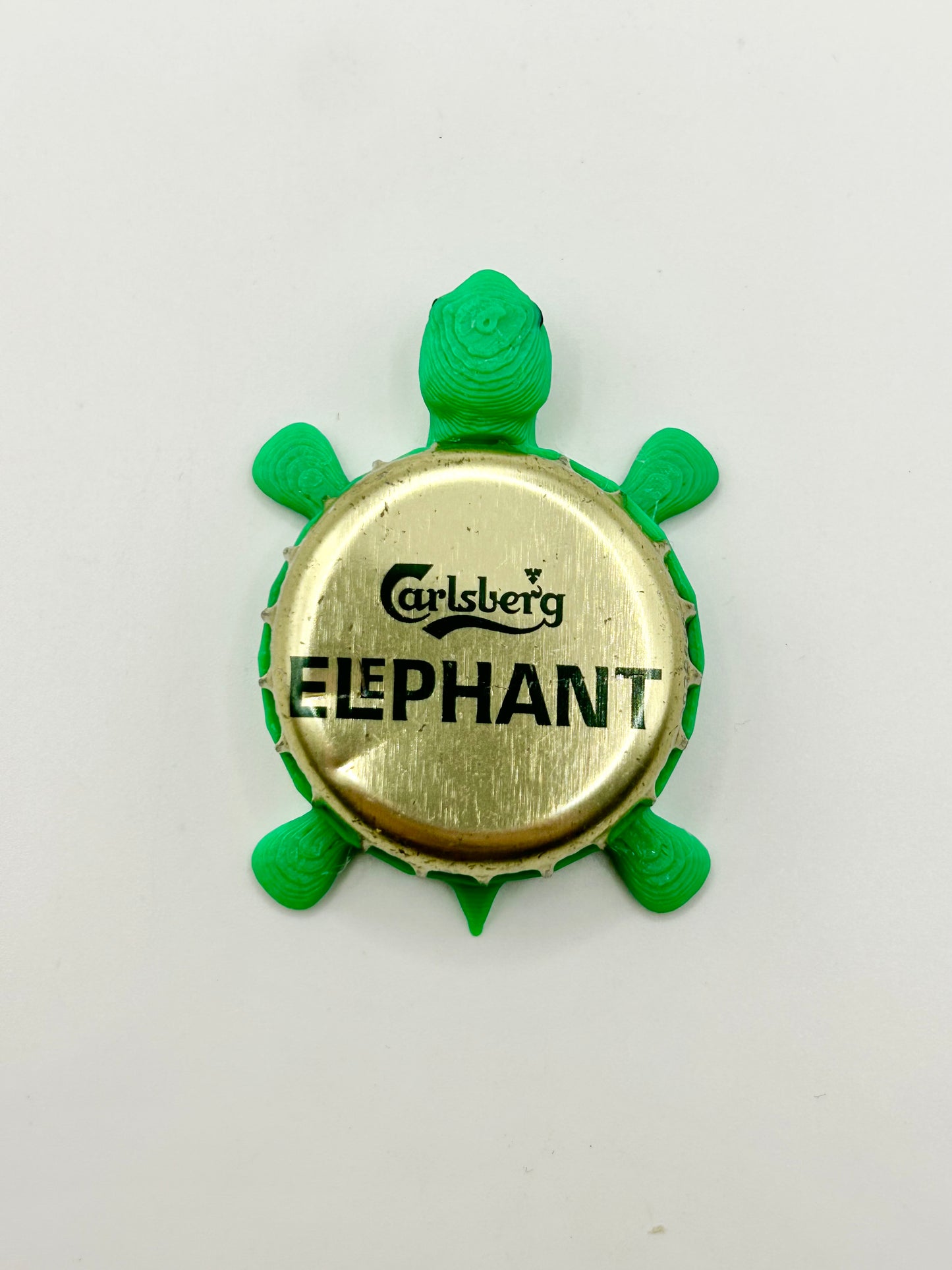Carlsberg Elephant Pilsner - Bottle Cap Magnet Turtle