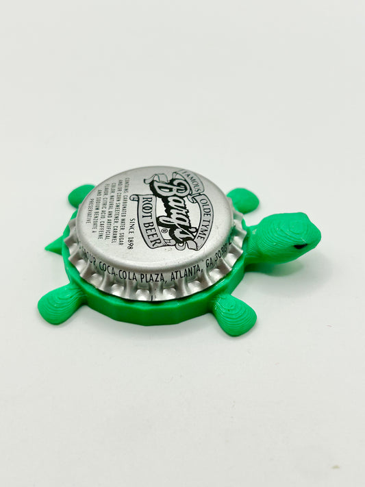 Barq’s Root Beer - Bottle Cap Magnet Turtle