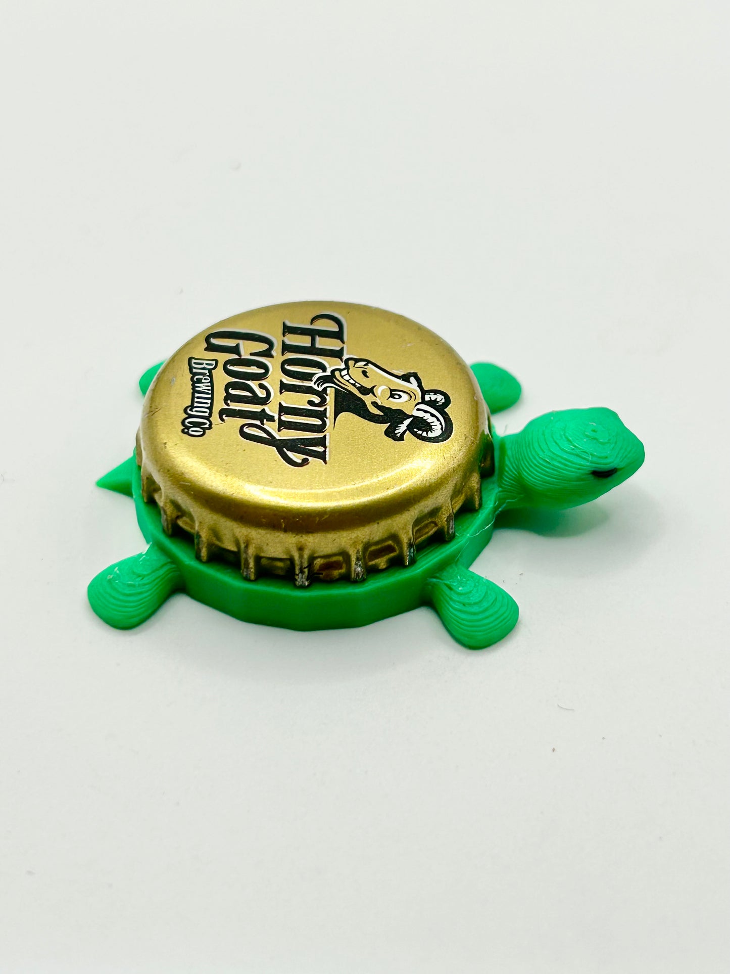Horny Goat Brewing - Bottle Cap Magnet Turtle