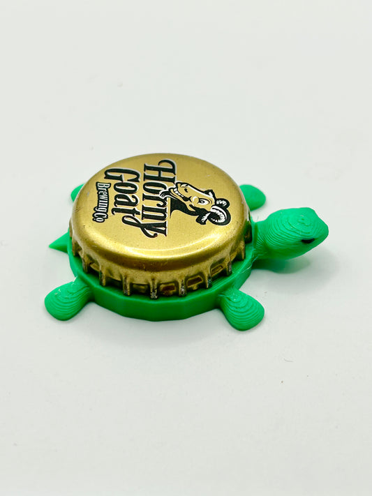 Horny Goat Brewing - Bottle Cap Magnet Turtle