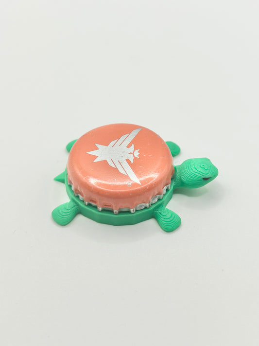 Smirnoff Eagle (Peach) - Bottle Cap Magnet Turtle