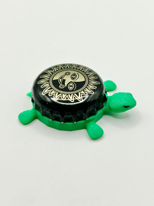 Midnight Sun Brewing - Bottle Cap Magnet Turtle