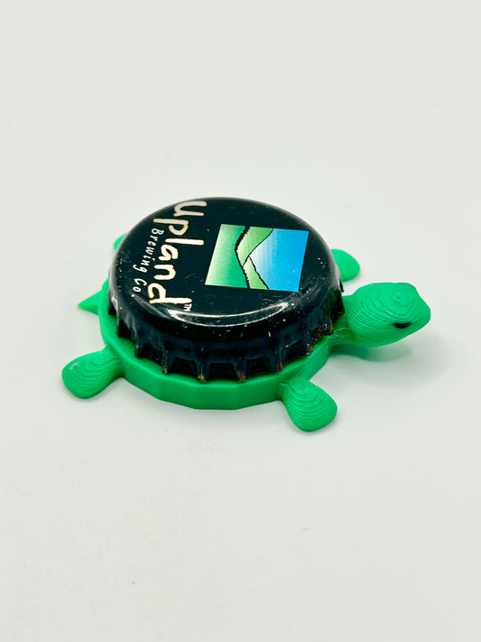 Upland Brewing (Vintage) - Bottle Cap Magnet Turtle