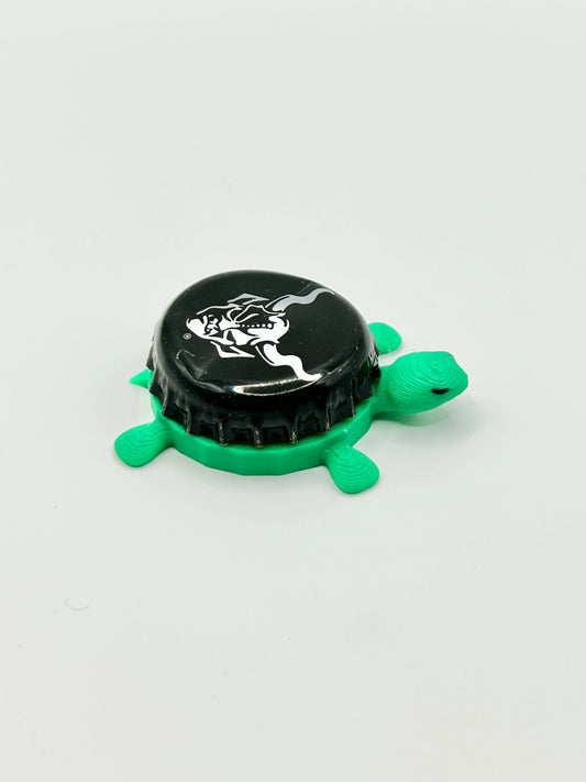 Stone Brewing (Black & White) - Bottle Cap Magnet Turtle