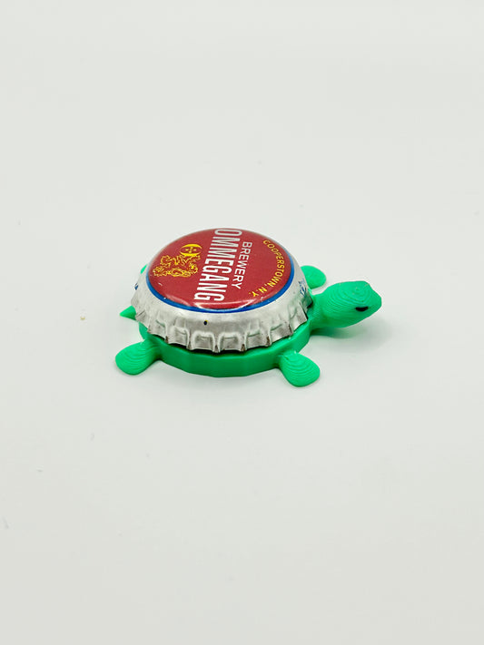 Ommegang (Vintage) - Bottle Cap Magnet Turtle