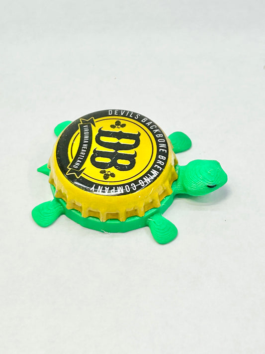 Devils Backbone Brewing - Bottle Cap Magnet Turtle