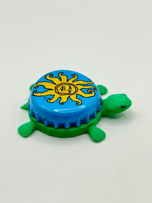 Bell's Oberon Ale (Blue Sun) - Bottle Cap Magnet Turtle