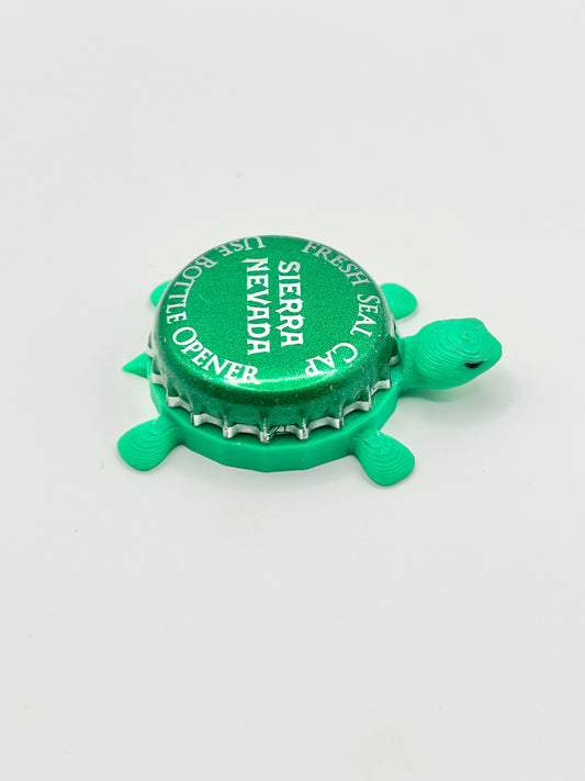 Sierra Nevada (Green)- Bottle Cap Magnet Turtle