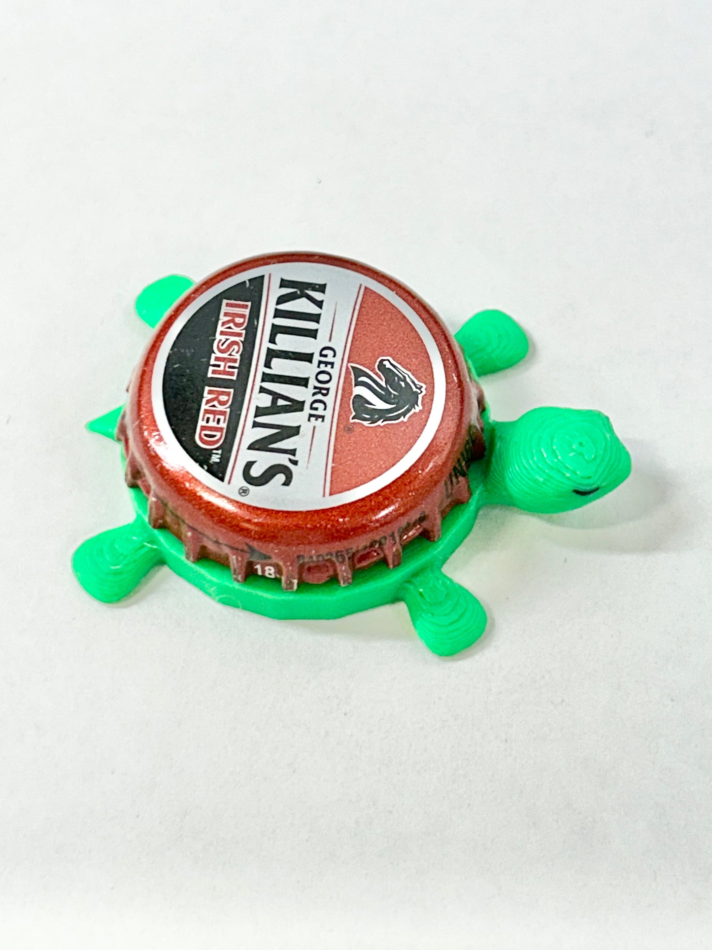 Killian's Irish Red (Red) - Bottle Cap Magnet Turtle