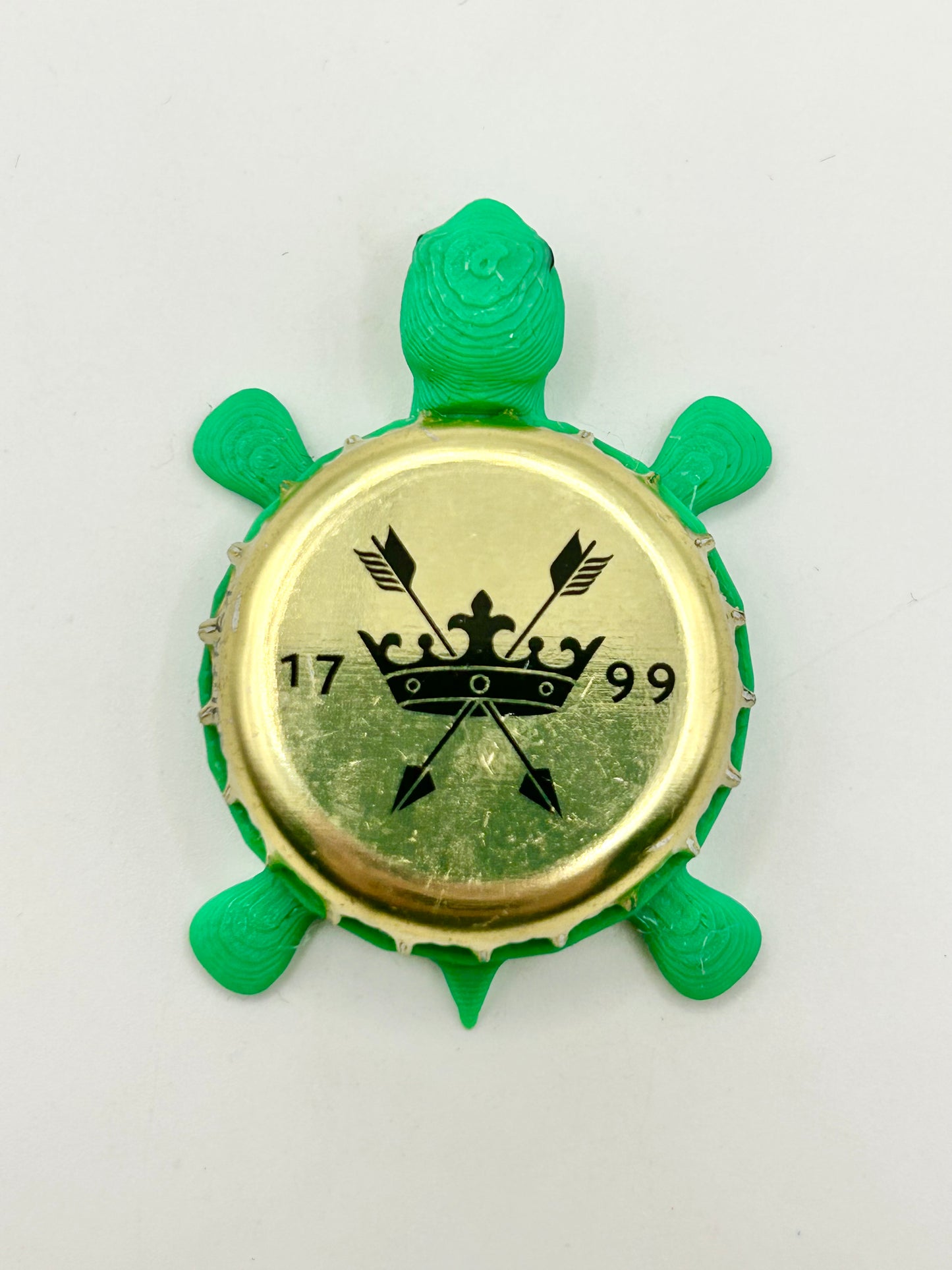 Greene King Brewery - Bottle Cap Magnet Turtle