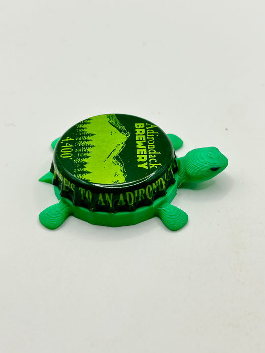 Adirondack Brewery (4,400 ft) - Bottle Cap Magnet Turtle