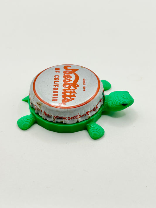 Nesbitt’s Orange Soda - Bottle Cap Magnet Turtle