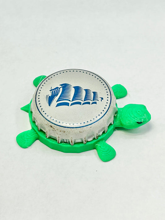 Molson Export Sailboat - Bottle Cap Magnet Turtle